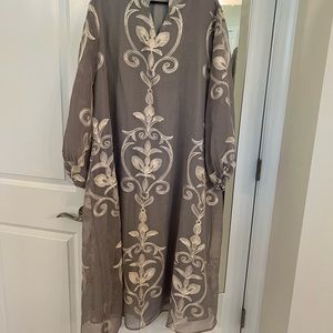 Muted purple long dress